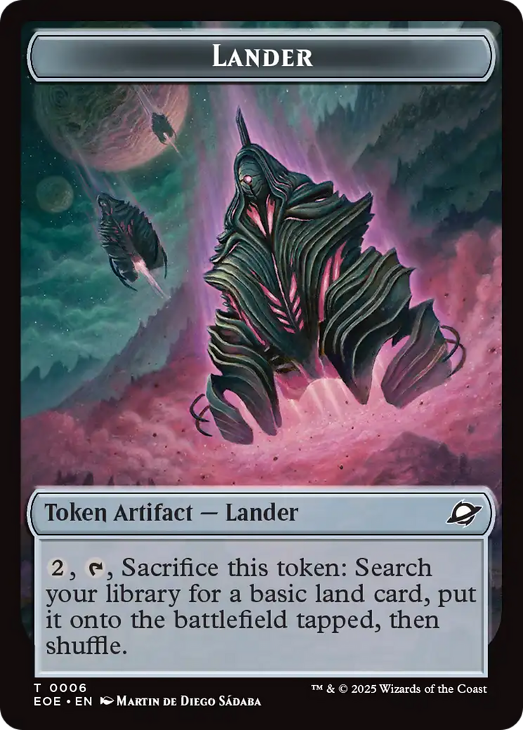Beast (0006) // Lander Double-Sided Token [Edge of Eternities Tokens] - Magic: The Gathering - Card Brawlers | Quebec | Canada |