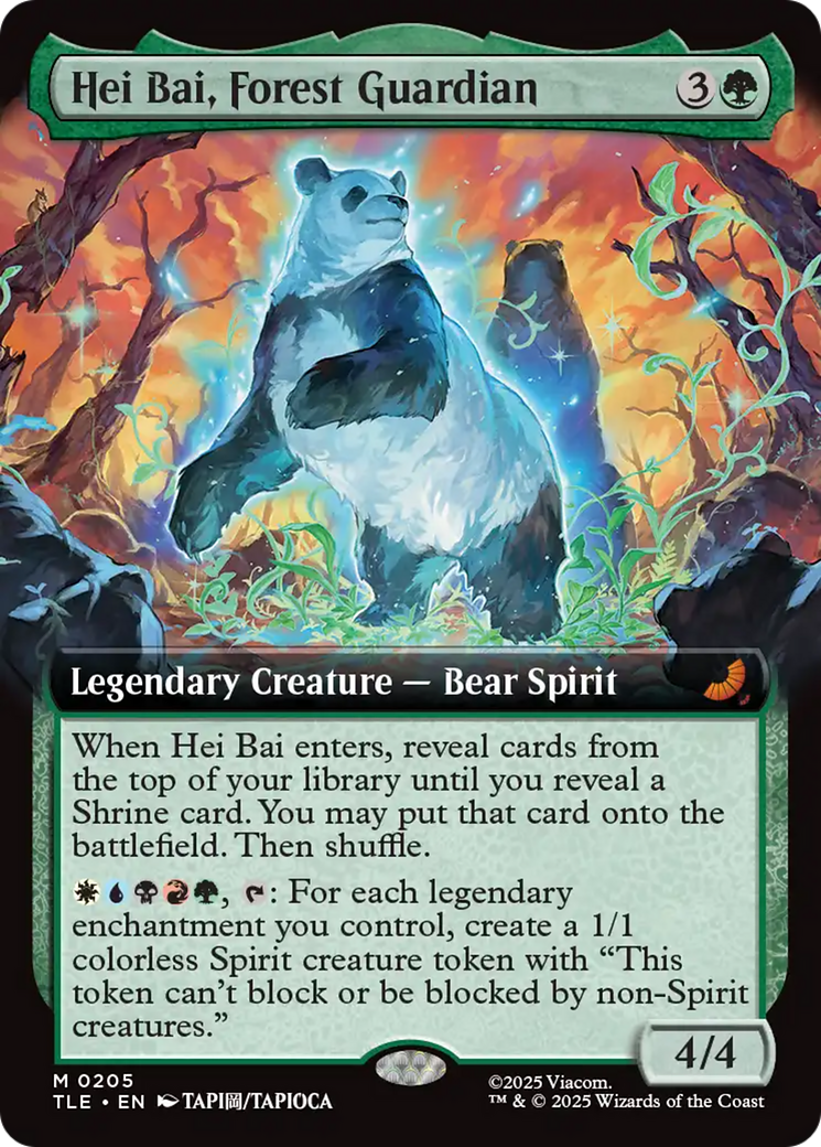 Hei Bai, Forest Guardian (Extended Art) [Avatar: The Last Airbender: Eternal-Legal] - Magic: The Gathering - Card Brawlers | Quebec | Canada |