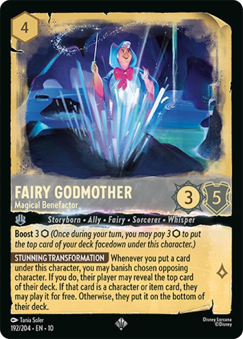 Fairy Godmother - Magical Benefactor (192/204) [Whispers in the Well] - Card Brawlers