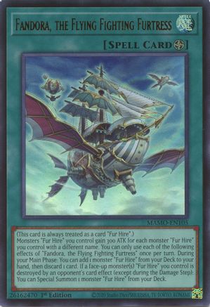 Fandora, the Flying Fighting Furtress (MAMO-EN105) - Magnificent Monsters 1st Edition - Card Brawlers