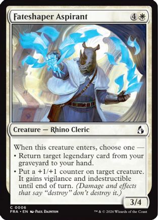 Fateshaper Aspirant (FRA-006) - Reality Fracture - Card Brawlers