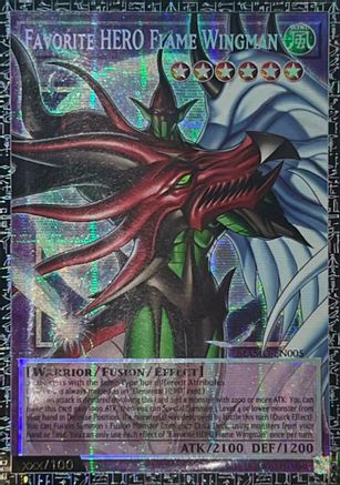 Favorite HERO Flame Wingman (GMR) (MAMO-EN005) - Magnificent Monsters 1st Edition - Card Brawlers