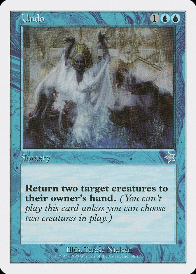 Undo [Starter 1999] - Magic: The Gathering - Card Brawlers | Quebec | Canada |