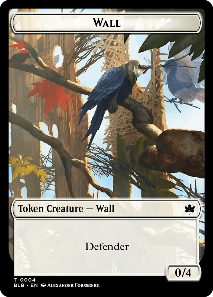 Wall // Intrepid Rabbit Double-Sided Token [Bloomburrow Tokens] - Magic: The Gathering - Card Brawlers | Quebec | Canada |