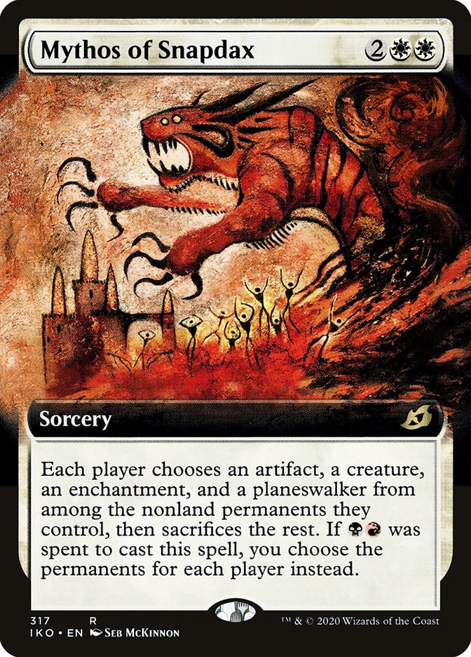 Mythos of Snapdax (Extended Art) [Ikoria: Lair of Behemoths] - Magic: The Gathering - Card Brawlers | Quebec | Canada |