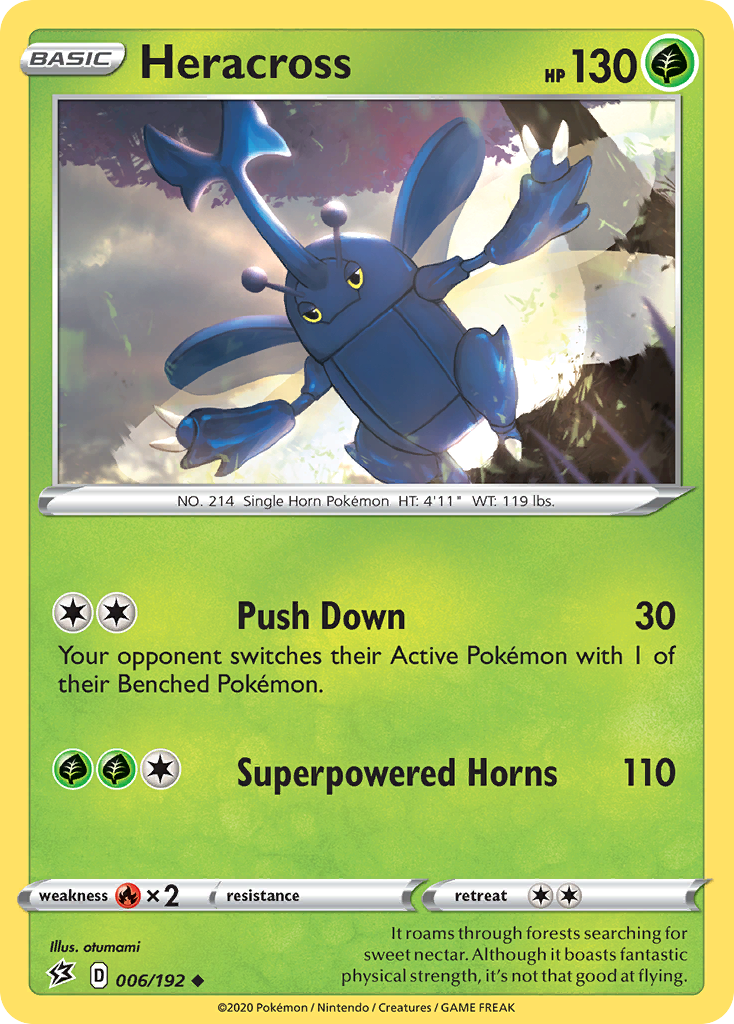 Heracross (006/192) [Sword & Shield: Rebel Clash] - Pokémon - Card Brawlers | Quebec | Canada |