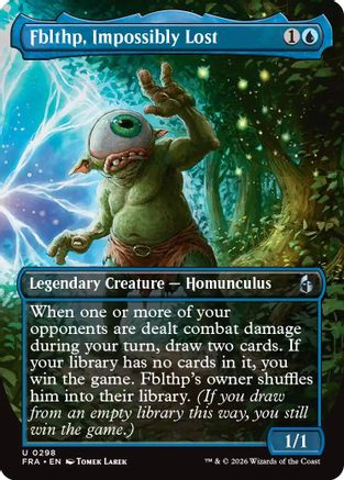 Fblthp, Impossibly Lost (Borderless) (FRA-298) - Reality Fracture - Card Brawlers