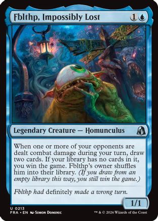Fblthp, Impossibly Lost (FRA-213) - Reality Fracture Foil - Card Brawlers