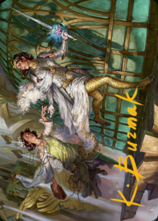Daring Escape Art Card (Gold-Stamped Signature) [Streets of New Capenna Art Series] - Magic: The Gathering - Card Brawlers | Quebec | Canada |
