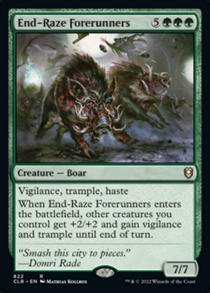 End-Raze Forerunners [Commander Legends: Battle for Baldur's Gate] - Magic: The Gathering - Card Brawlers | Quebec | Canada |