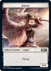 Angel // Demon Double-Sided Token [Core Set 2021 Tokens] - Magic: The Gathering - Card Brawlers | Quebec | Canada |