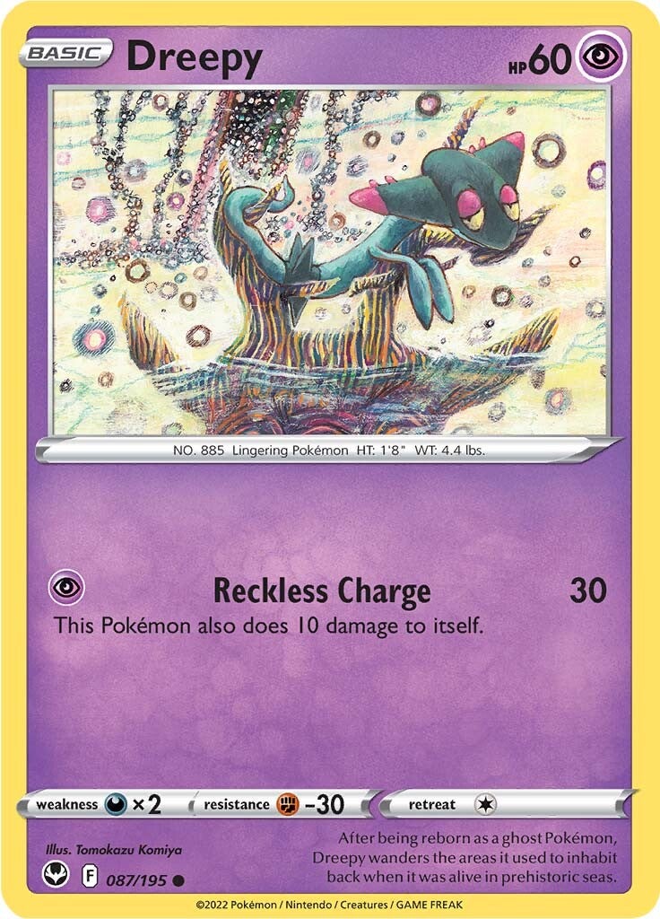 Dreepy (087/195) [Sword & Shield: Silver Tempest] - Pokémon - Card Brawlers | Quebec | Canada |