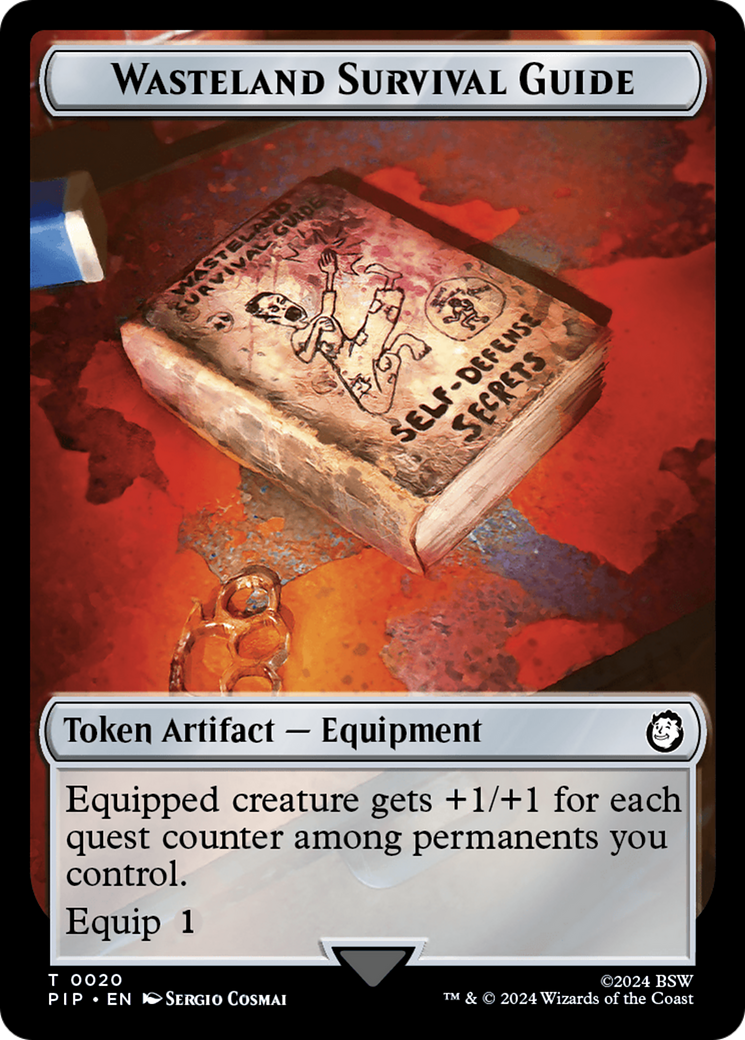Radiation // Wasteland Survival Guide Double-Sided Token [Fallout Tokens] - Magic: The Gathering - Card Brawlers | Quebec | Canada |