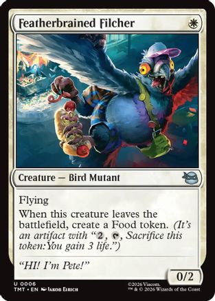 Featherbrained Filcher (TMT-006) - Teenage Mutant Ninja Turtles - Card Brawlers