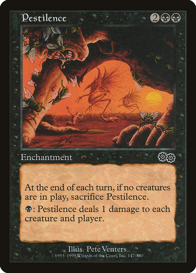Pestilence [Urza's Saga] - Magic: The Gathering - Card Brawlers | Quebec | Canada |