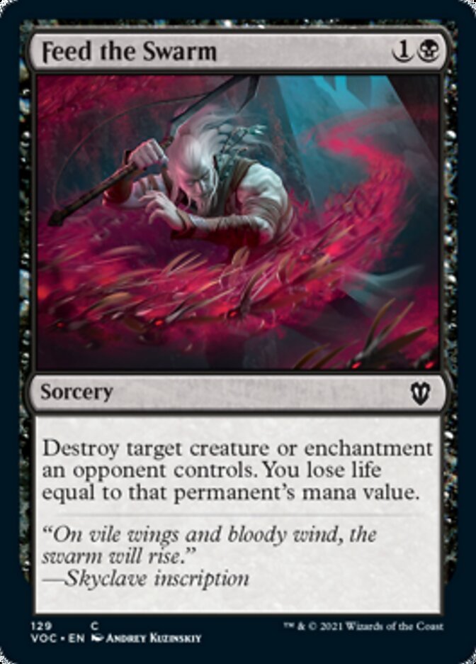 Feed the Swarm [Innistrad: Crimson Vow Commander] - Card Brawlers