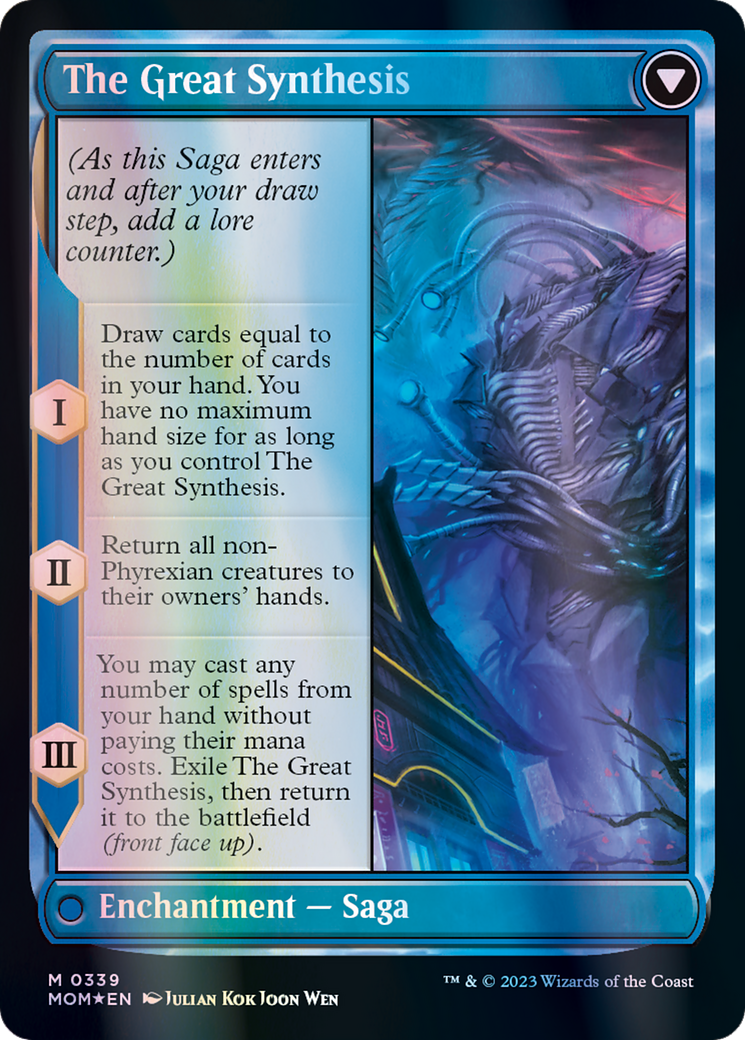 Jin-Gitaxias // The Great Synthesis (Serialized) [March of the Machine] - Magic: The Gathering - Card Brawlers | Quebec | Canada |