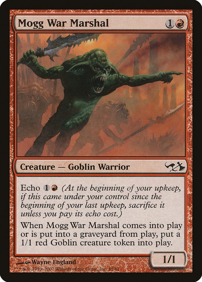 Mogg War Marshal [Duel Decks: Elves vs. Goblins] - Magic: The Gathering - Card Brawlers | Quebec | Canada |