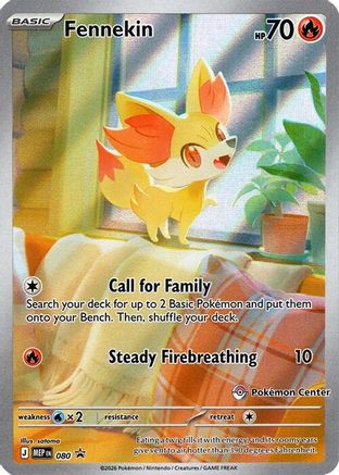 Fennekin (080/null) - Holofoil [ME Mega Evolution Promo] - Card Brawlers