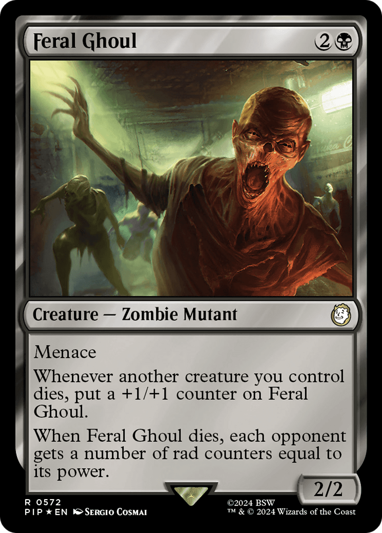 Feral Ghoul (Surge Foil) [Fallout] - Card Brawlers