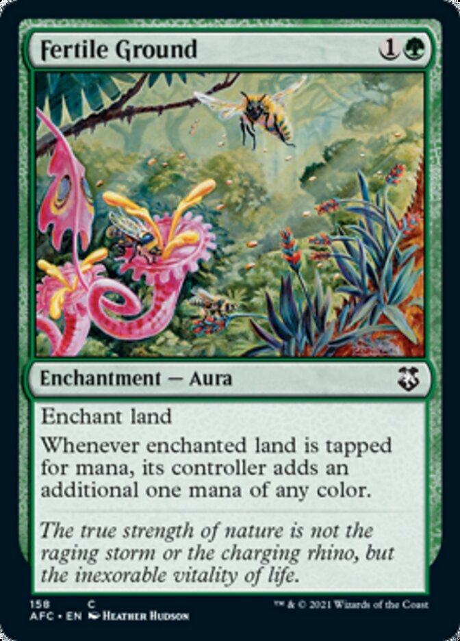 Fertile Ground [Dungeons & Dragons: Adventures in the Forgotten Realms Commander] - Card Brawlers