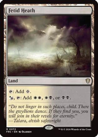 Fetid Heath (FRC-072) - Commander: Reality Fracture - Card Brawlers