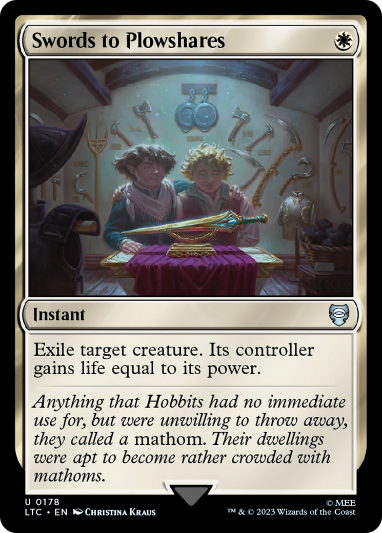 Swords to Plowshares [The Lord of the Rings: Tales of Middle-Earth Commander] - Magic: The Gathering - Card Brawlers | Quebec | Canada |