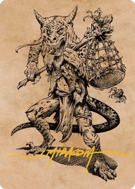 Taunting Kobold Art Card (Gold-Stamped Signature) [Commander Legends: Battle for Baldur's Gate Art Series] - Magic: The Gathering - Card Brawlers | Quebec | Canada |