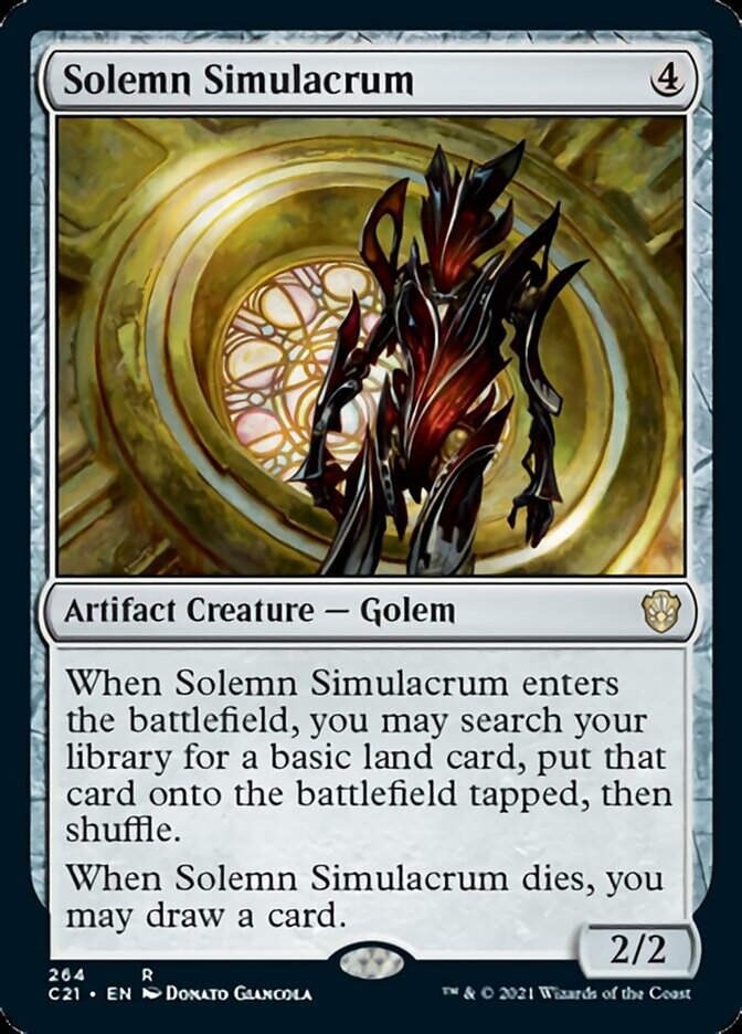 Solemn Simulacrum [Commander 2021] - Magic: The Gathering - Card Brawlers | Quebec | Canada |