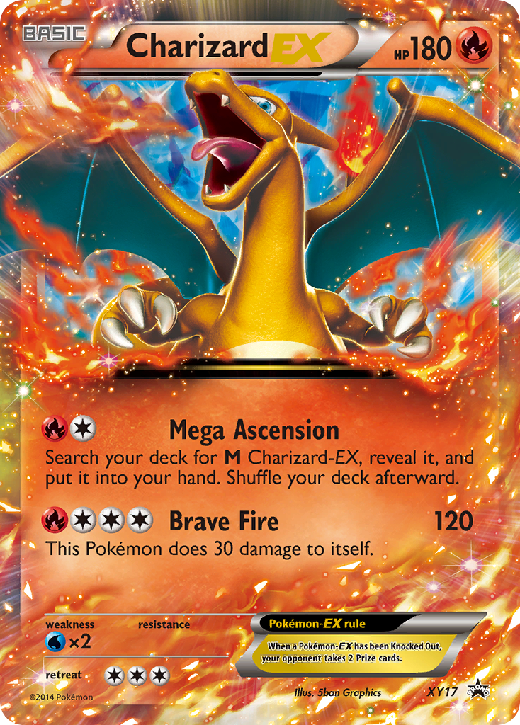 Charizard EX (XY17) [XY: Black Star Promos] - Pokémon - Card Brawlers | Quebec | Canada |