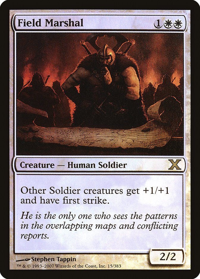 Field Marshal (Premium Foil) [Tenth Edition] - Card Brawlers
