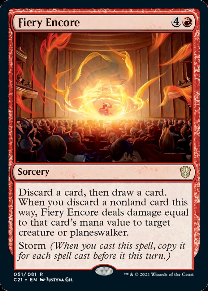 Fiery Encore [Commander 2021] - Card Brawlers