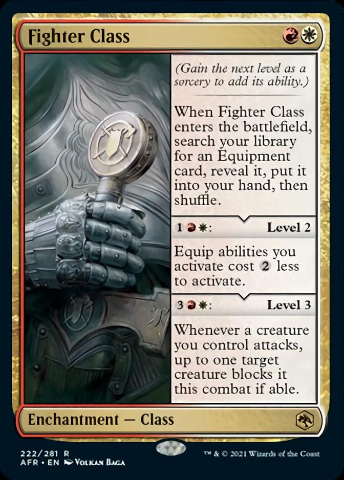 Fighter Class [Dungeons & Dragons: Adventures in the Forgotten Realms] - Card Brawlers