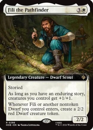Fili the Pathfinder (Extended Art) (HOB-286) - The Hobbit Foil - Card Brawlers