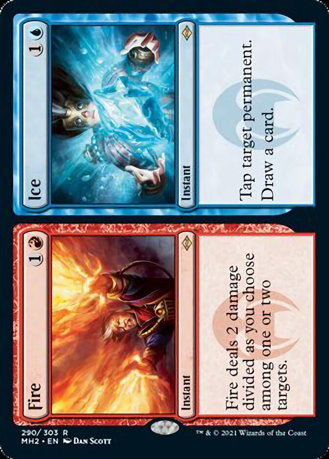 Fire // Ice (Foil Etched) [Modern Horizons 2] - Card Brawlers