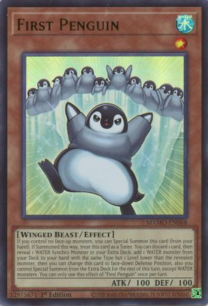 First Penguin (MAMO-EN068) - Magnificent Monsters 1st Edition - Card Brawlers