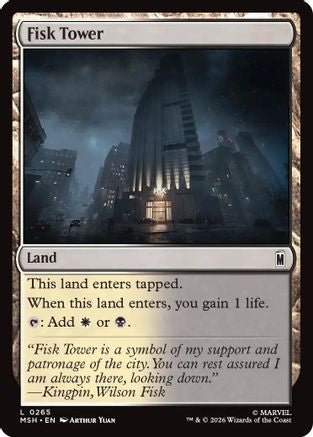 Fisk Tower (MSH-265) - Marvel Super Heroes - Card Brawlers