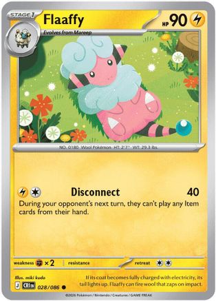 Flaaffy (028/null) [ME04 Chaos Rising] - Card Brawlers