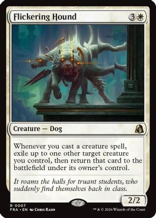 Flickering Hound (FRA-007) - Reality Fracture - Card Brawlers