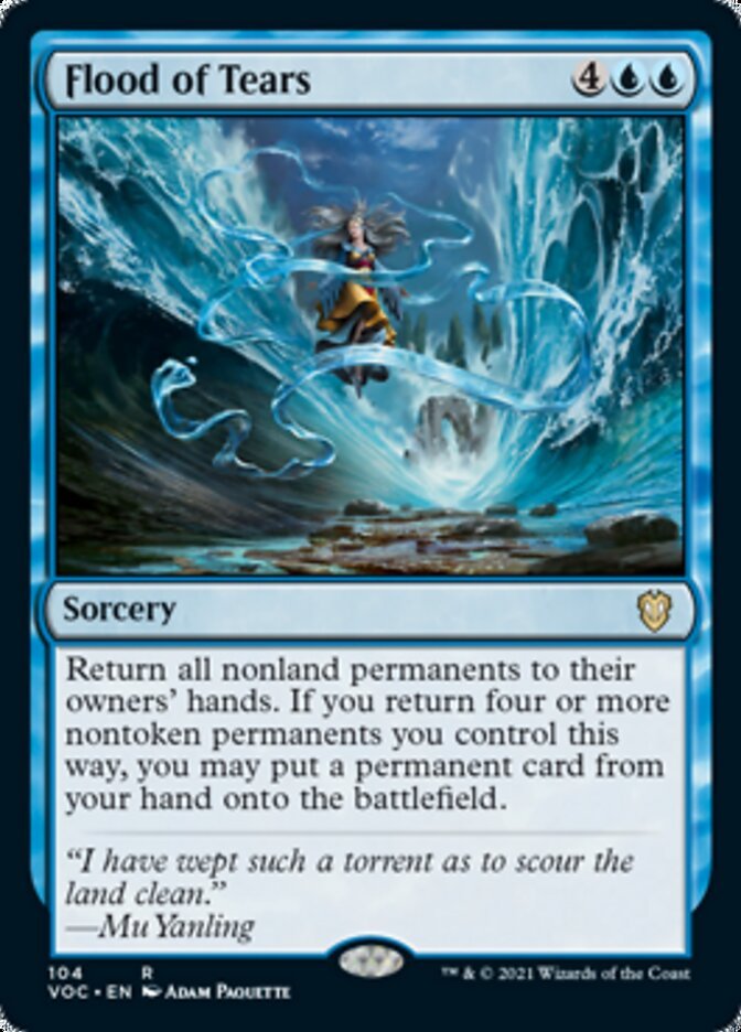 Flood of Tears [Innistrad: Crimson Vow Commander] - Card Brawlers