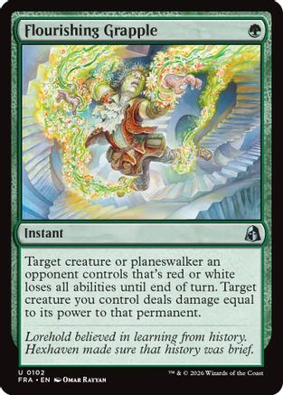 Flourishing Grapple (FRA-102) - Reality Fracture - Card Brawlers
