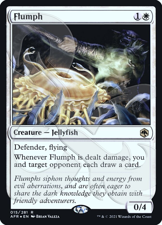 Flumph (Ampersand Promo) [Dungeons & Dragons: Adventures in the Forgotten Realms Promos] - Card Brawlers