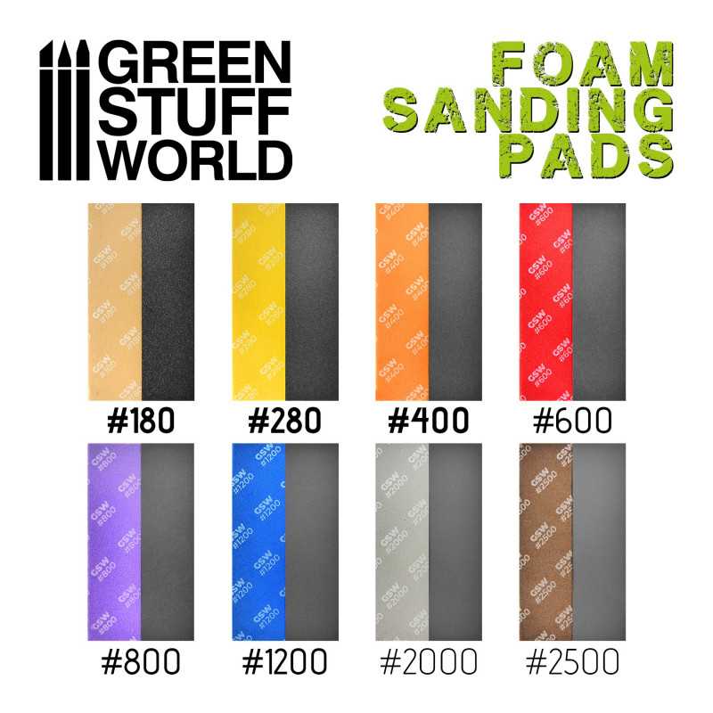 Green Stuff World - Foam Sanding Pad Assortment - Green Stuff World - Card Brawlers | Quebec | Canada |