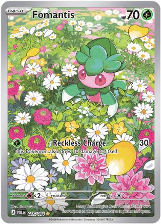 Fomantis (085/084) - Holofoil [ME05 Pitch Black] - Card Brawlers