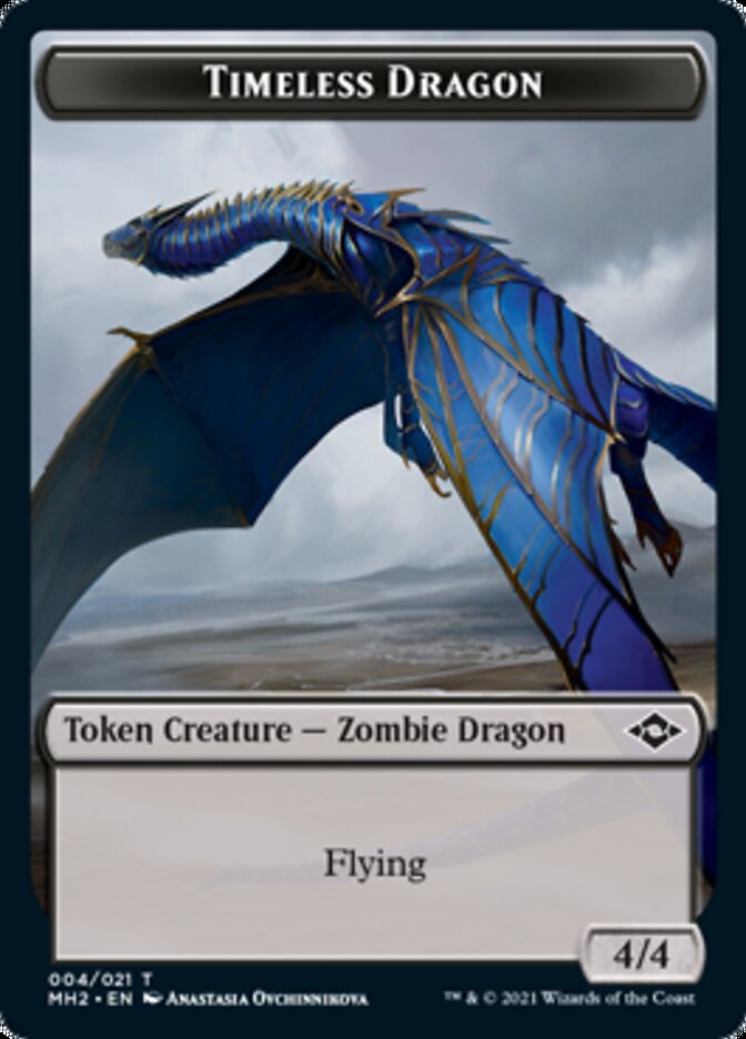Food (18) // Timeless Dragon Double - Sided Token [Modern Horizons 2 Tokens] - Card Brawlers