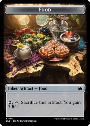 Food // Clue Token Double-Sided Token (SOS-27 // 14) - Secrets of Strixhaven - Card Brawlers
