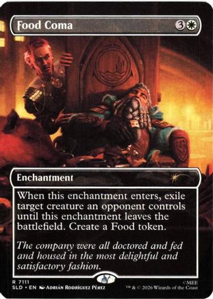 Food Coma (SLD-7111) - Secret Lair Drop Series Foil - Card Brawlers