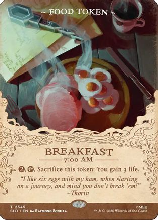 Food Token (2545) (SLD-2545) - Secret Lair Drop Series - Card Brawlers