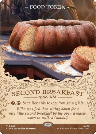 Food Token (2546) (SLD-2546) - Secret Lair Drop Series Foil - Card Brawlers