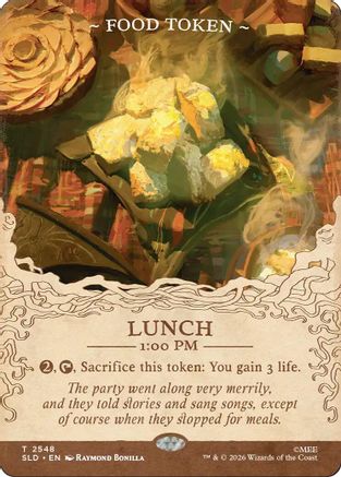 Food Token (2548) (SLD-2548) - Secret Lair Drop Series - Card Brawlers